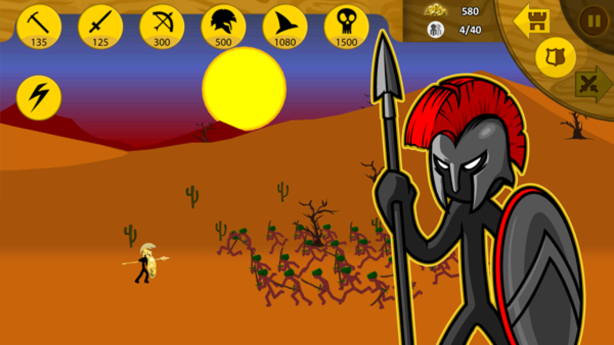 Stick War: Legacy army gameplay screenshot
