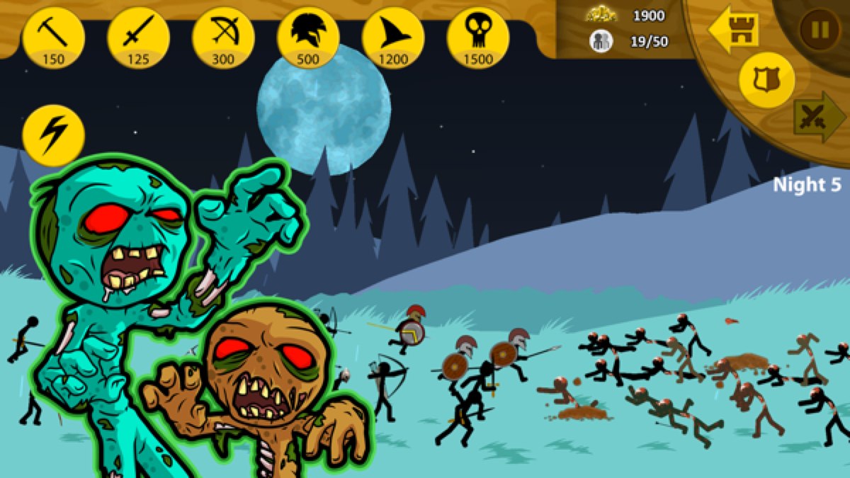 Stick War: Legacy campaign battlefield screenshot